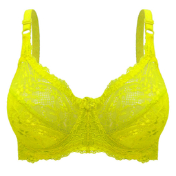 سوتین زنانه مدل خاتون کد 02-KH802 رنگ زرد