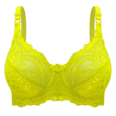 سوتین زنانه مدل خاتون کد 02-KH802 رنگ زرد