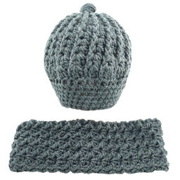 ست کلاه و شال گردن بافتنی مدل sh.21