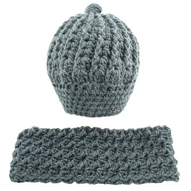 ست کلاه و شال گردن بافتنی مدل sh.21