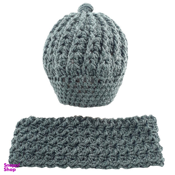 ست کلاه و شال گردن بافتنی مدل sh.21