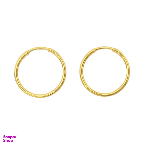 گوشواره طلا 18 عیار زنانه مدل حلقه ای کد SN2211