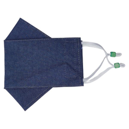 ماسک پارچه‌ای مدل سه بعدی جین کد AMS77