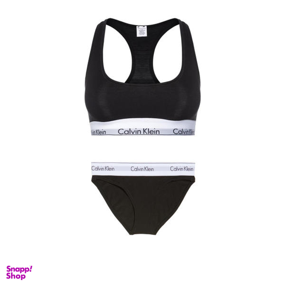 ست شورت و سوتین زنانه کلوین کلاین مدل black 2323