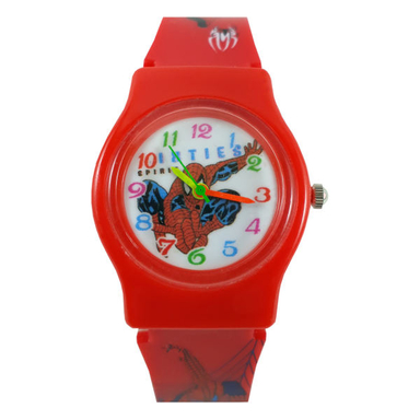 ساعت مچی عقربه ای پسرانه طرح مرد عنکبوتی کد 013