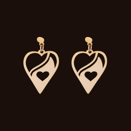 گوشواره طلا 18 عیار زنانه سانا گالری کد D9904