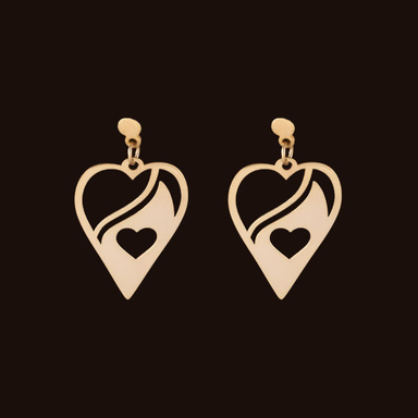گوشواره طلا 18 عیار زنانه سانا گالری کد D9904