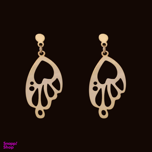 گوشواره طلا 18 عیار زنانه سانا گالری مدل پروانه کد D10007