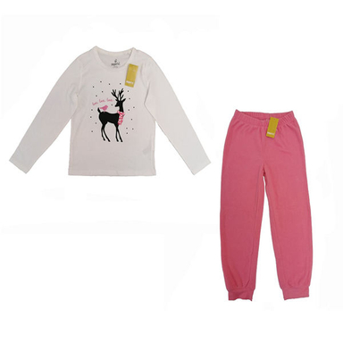 ست تی شرت و شلوار دخترانه پیپرتس مدل 3873172