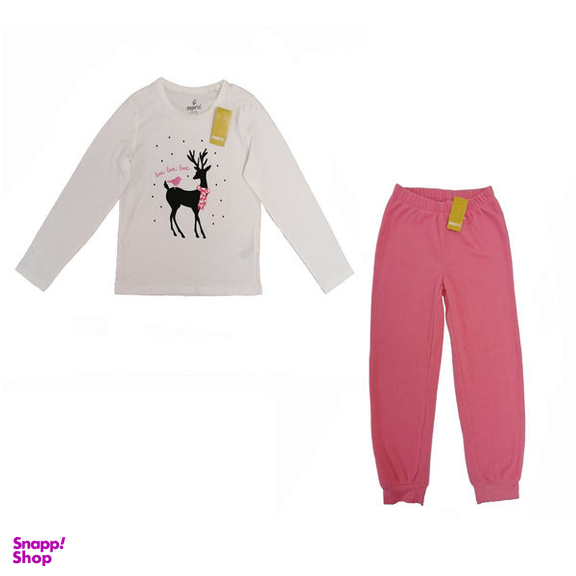 ست تی شرت و شلوار دخترانه پیپرتس مدل 3873172