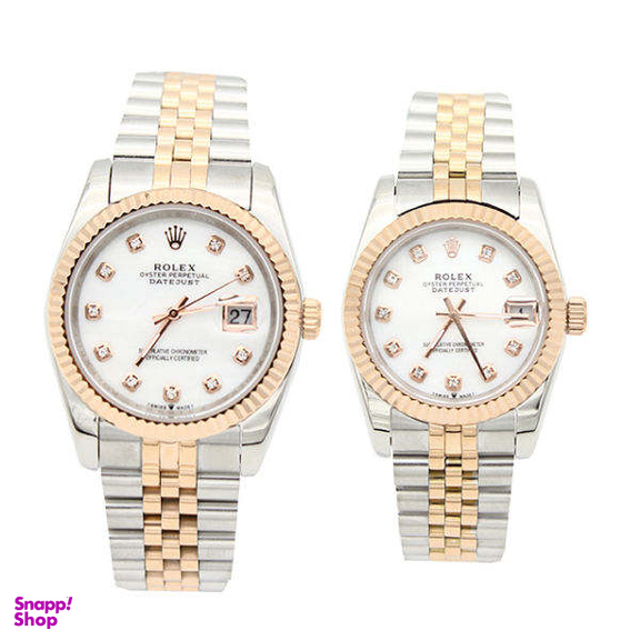 ست ساعت مچی عقربه ای زنانه و مردانه مدل دی دیت 50475