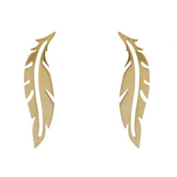 گوشواره طلا 18 عیار شمیم گلد گالری مدل D418