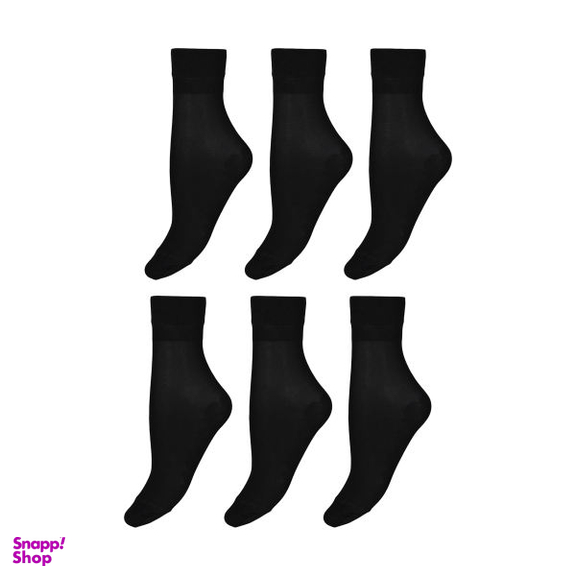 جوراب زنانه سما (Sama) کد 12 مجموعه 6 عددی