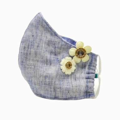 ماسک پارچه ای طرح گل کد 045
