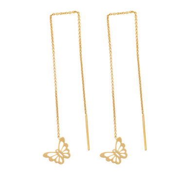گوشواره طلا 18 عیار شمیم گلد گالری کد SE0024