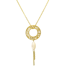 گردنبند طلا 18 عیار زنانه مانچو کد sfgs024