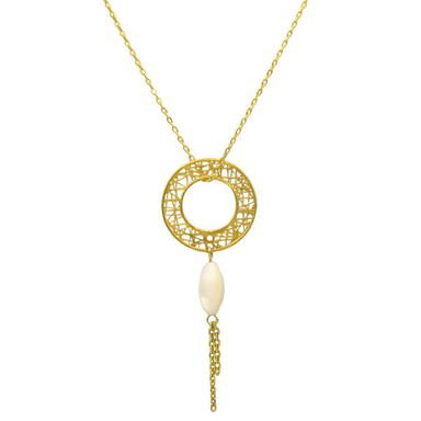 گردنبند طلا 18 عیار زنانه مانچو کد sfgs024