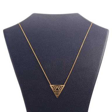 گردنبند طلا 18 عیار شمیم گلد گالری مدل SN0038