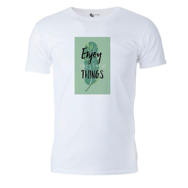 تیشرت آستین کوتاه مردانه مدل enjoy the little things
