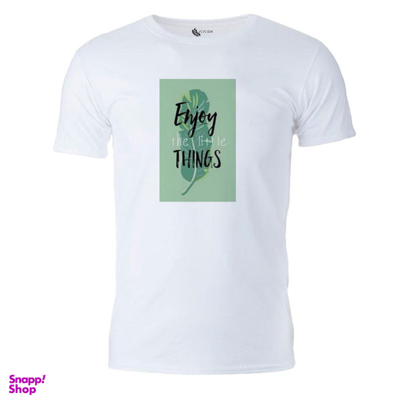 تیشرت آستین کوتاه مردانه مدل enjoy the little things