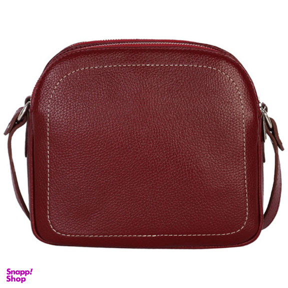 کیف رودوشی زنانه رویال چرم کدW61-Crimson