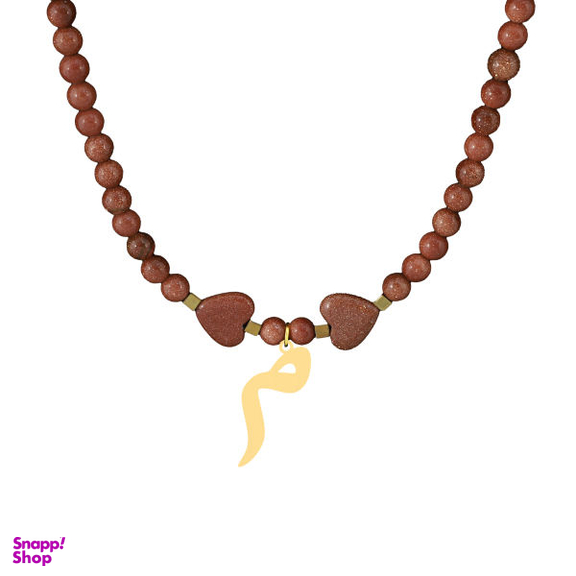 گردنبند طلا 18 عیار زنانه سانا گالری مدل حرف م D11321