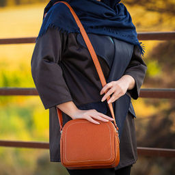 کیف رودوشی زنانه رویال چرم کدW61-Brown