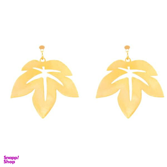 گوشواره طلا 18 عیار زنانه سانا گالری مدل برگ کد D10192
