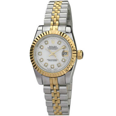 ساعت مچی عقربه ای زنانه طرح رولکس مدل DATEJUST