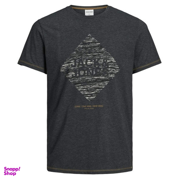 تیشرت آستین کوتاه مردانه جک اند جونز مدل 12187538 رنگ مشکی