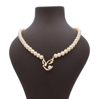 گردنبند طلا 18 عیار زنانه شمیم گلد گالری کد 896D3300