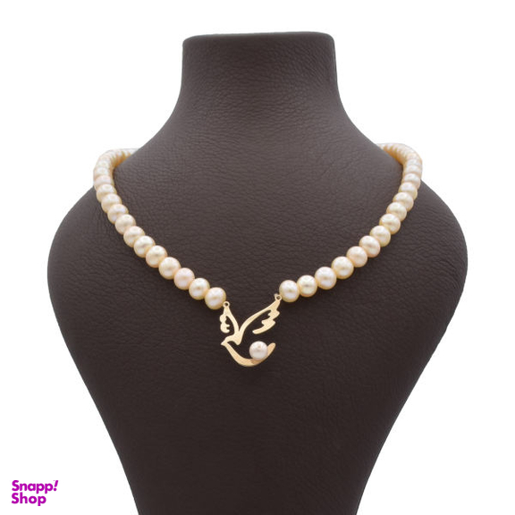 گردنبند طلا 18 عیار زنانه شمیم گلد گالری کد 896D3300