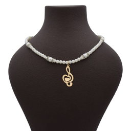 گردنبند طلا 18 عیار زنانه سانا گالری طرح نت کد 987D3378