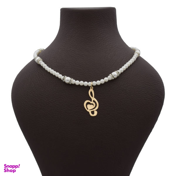 گردنبند طلا 18 عیار زنانه سانا گالری طرح نت کد 987D3378