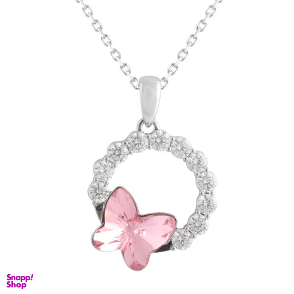 گردنبند زنانه سواروسکی مدل پروانه کد N3384