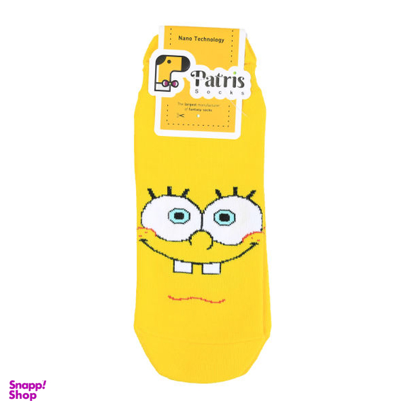 جوراب زنانه پاتریس مدل باب اسفنجی کد R215162