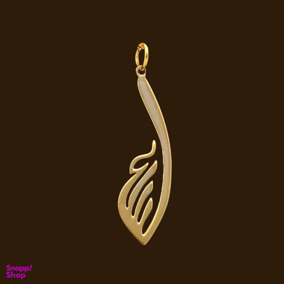 آویز گردنبند طلا 18 عیار زنانه آمانژ مدل سیمرغ کد D9523
