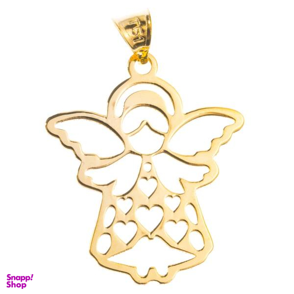 آویز گردنبند طلا 18 عیار شمیم گلد گالری مدل N114