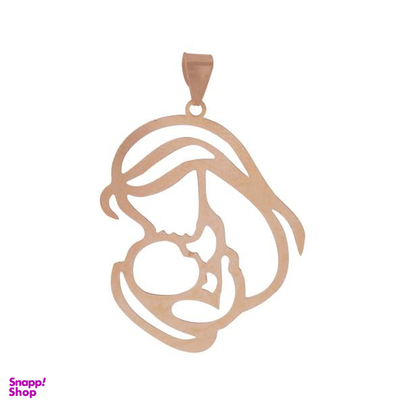 آویز گردنبند طلا 18 عیار زنانه آمانژ گالری (Amanj Gallery) طرح مادر وکودک کد 1178D9102