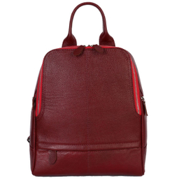 کوله پشتی زنانه رویال چرم کد WB8-Crimson