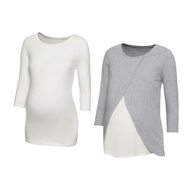 تیشرت بارداری اسمارا مدل as-130 مجموعه دو عددی