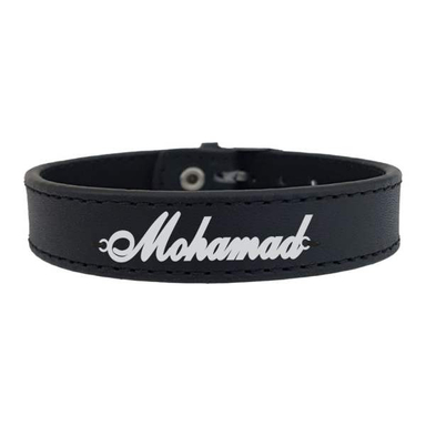 دستبند نقره مردانه ترمه 1 مدل محمد کد mdcm0102