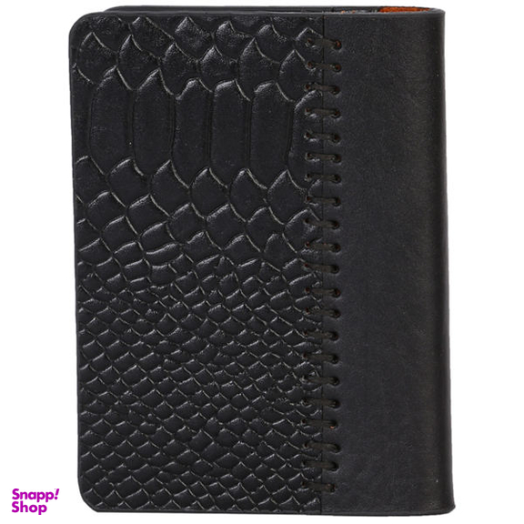 جلد مدارک رویال چرم طرح کروکودیل مدل M54-Black