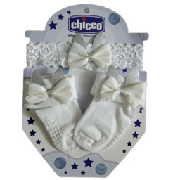 ست هدبند و جوراب نوزادی کد s 69 غیر اصل