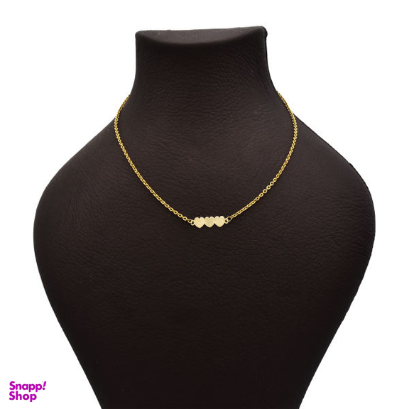 گردنبند طلا 18 عیار زنانه شمیم گلد گالری طرح قلب کد 430D2883