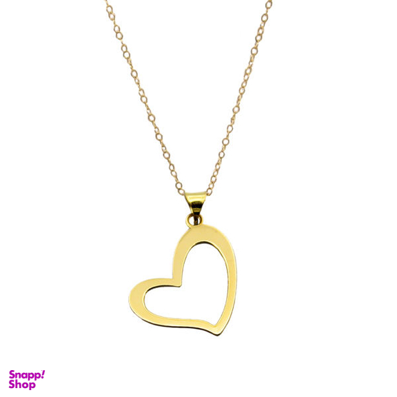 گردنبند طلا 18 عیار زنانه کاپانی مدل قلب کد KN019
