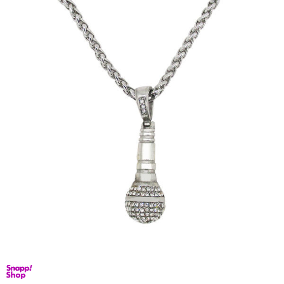 گردنبند زرکات طرح میکروفون مدل P125