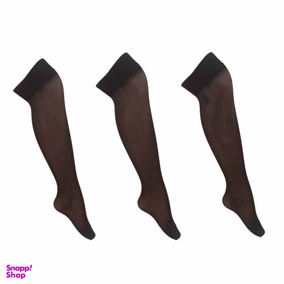 جوراب زنانه پریزن کد 20D رنگ مشکی بسته 3 عددی