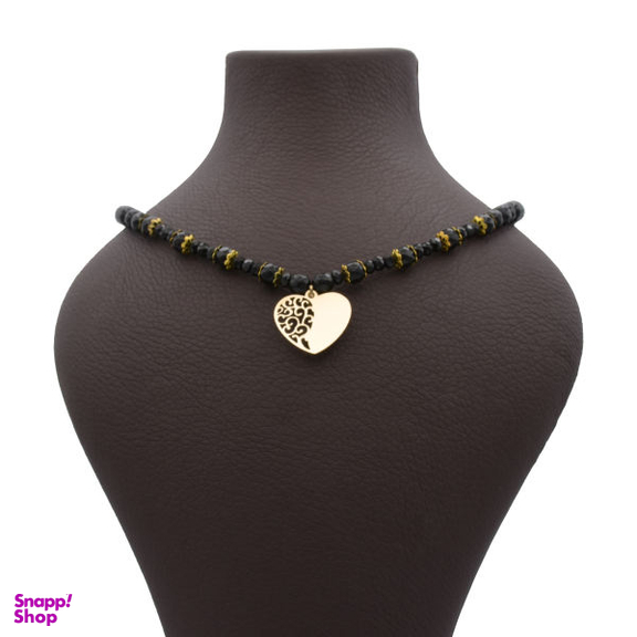 گردنبند طلا 18 عیار زنانه سانا گالری طرح قلب کد 918D8921
