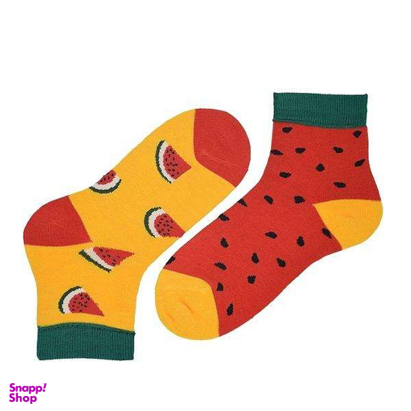 جوراب زنانه طرح هندوانه یلدا کد 1398